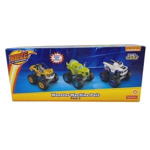 Nickelodeon Blaze and the Monster Machines Pals Die Cast 3 Vehicles Fisher Price